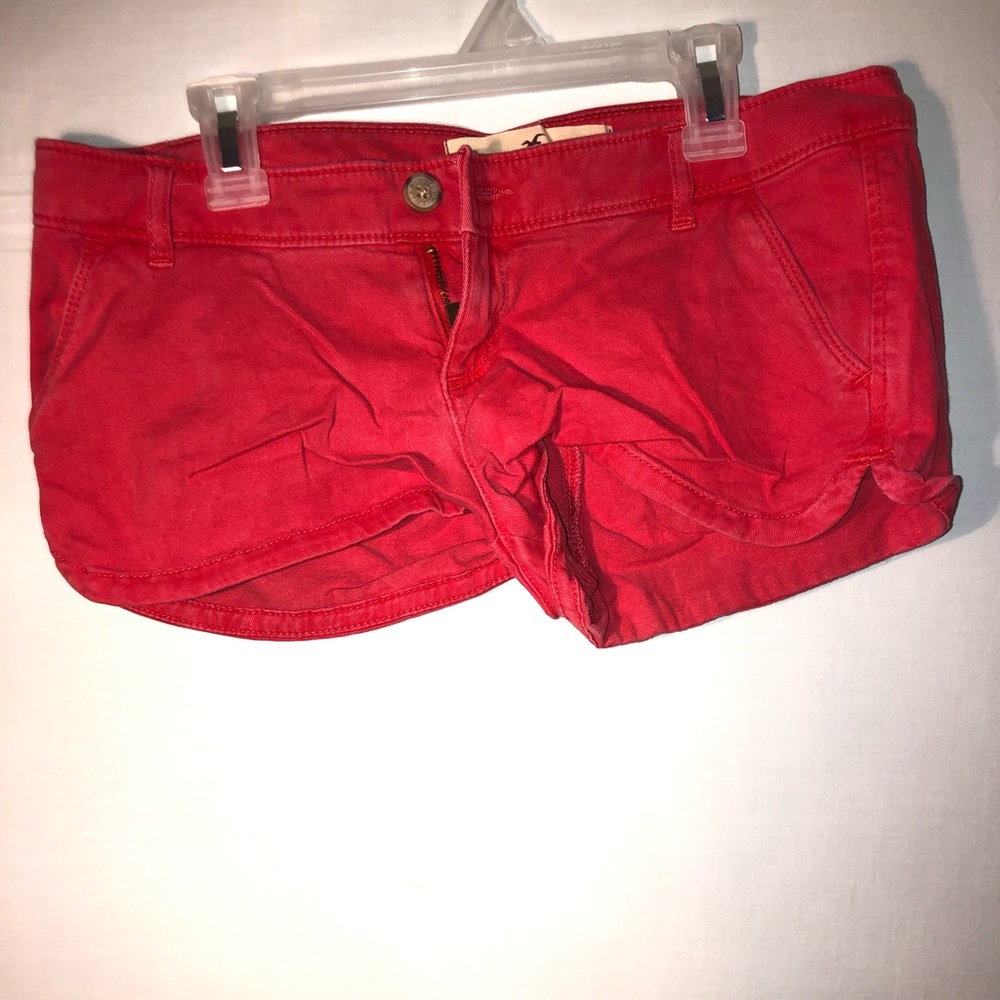 Bright fruit punch Hollister short shorts